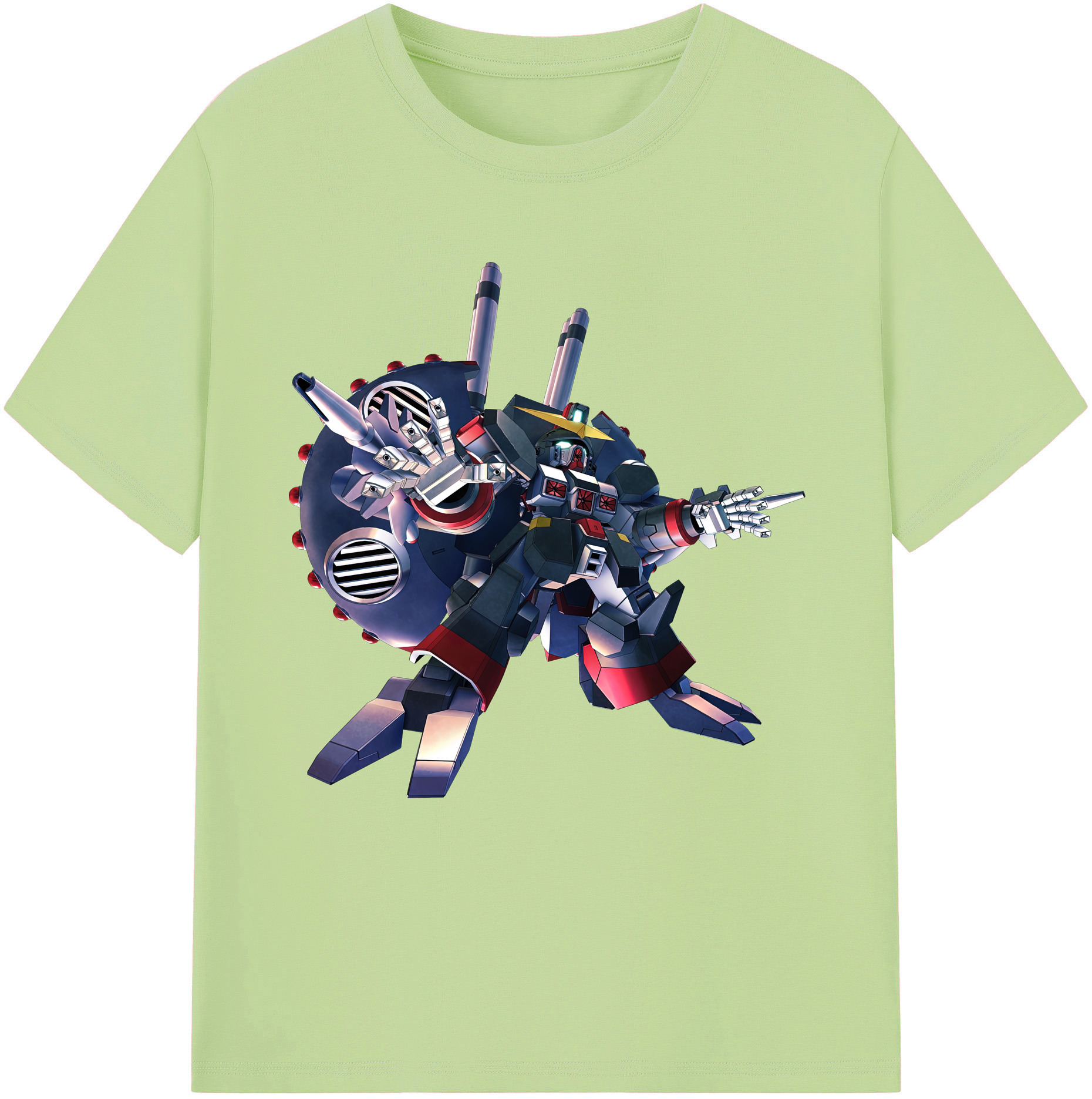 （画像用） 機動戦士ガンダム Mobile Suit Gundam 綿100％半袖Tシャツ（フロントプリント）